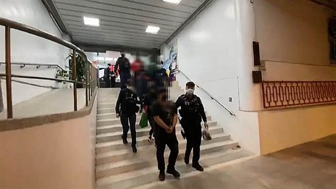 感情纠纷，林姓男子等5人都被移送法办。（翻摄画面）