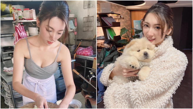 炒饭正妹林彤爆红后引发网友讨论。（图／翻摄自一念逆转 林彤脸书）