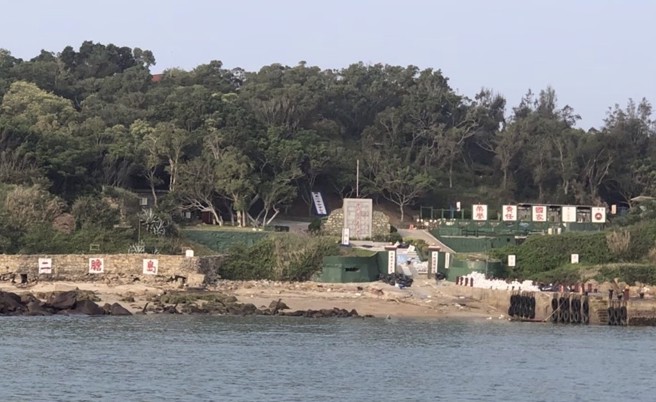 二胆陈姓上兵打算游到大陆，被大陆海警救起。（中时资料照／民眾提供／于家麒金门传真）