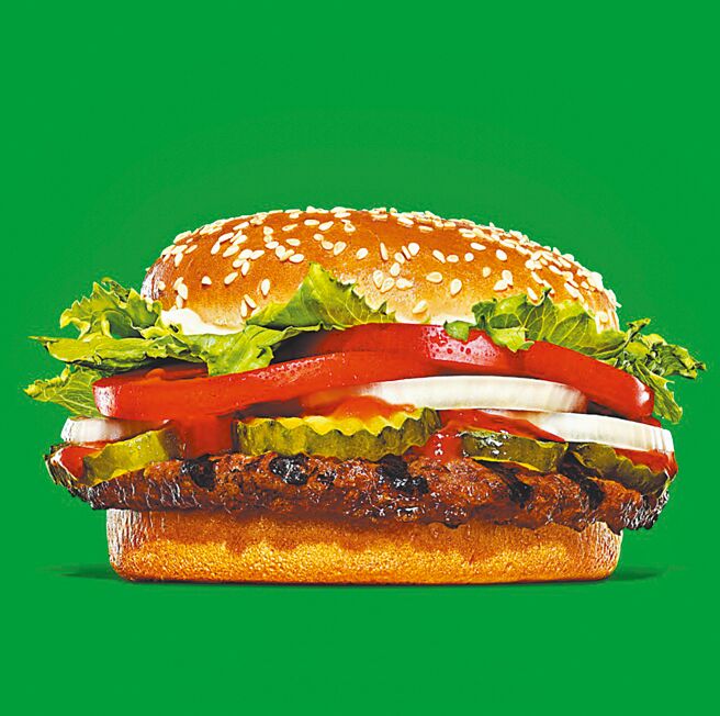 汉堡王「植物肉华堡」套餐184元。（汉堡王提供）