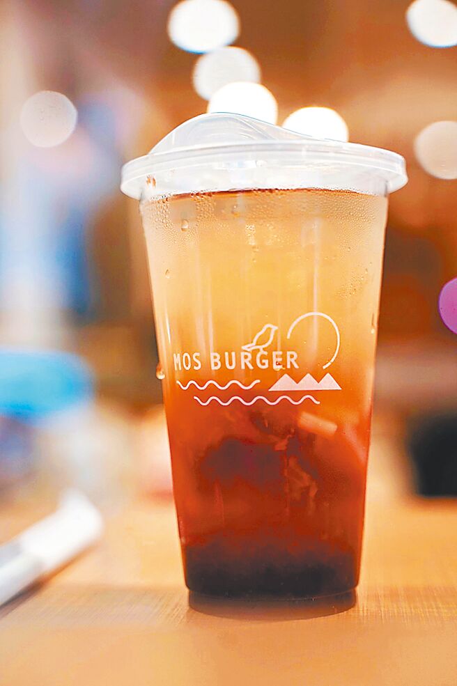 摩斯汉堡「鲜莓双Q葡萄冻饮」85元。（摩斯汉堡提供）