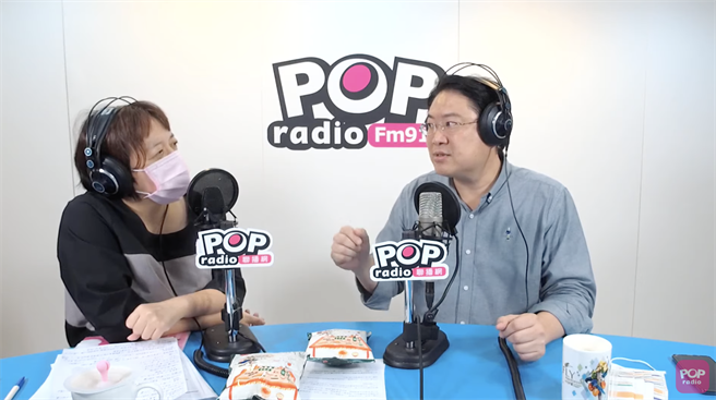 ▲林右昌2020年上节目时曾表示，基捷是中央政策，地方应不用负担。（摘自POP Radio YT频道／徐佑升基隆传真）