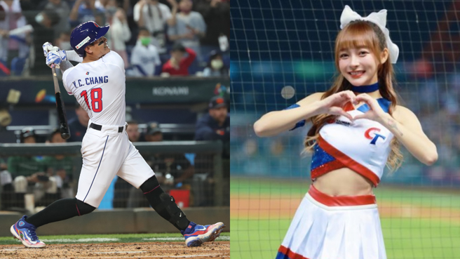 张育成（左）好表现获A组MVP，网友则认为林襄（右）也该获MVP。（图/郑任南摄、IG@95_mizuki）