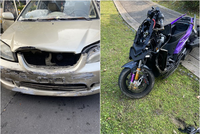 19岁高中生骑车上学遇死劫！遭8旬翁猛撞惨死，家属泪崩：只是去上学。(警方提供)