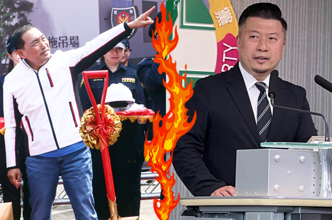 侯友宜说反黑金復辟 民进党：请侯表态反不反黑金县长和议长？（合成图/邓博仁、本报资料照）