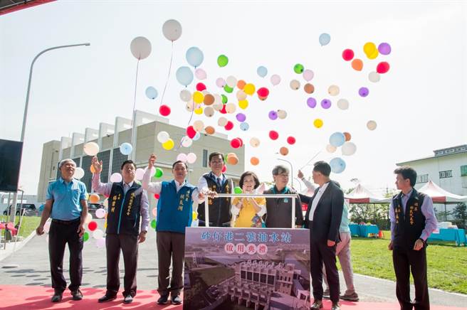 砂仔港2号抽水站今天启用，未来新旧抽水站採联合操作，以保障民眾的生命财产安全。（宜兰县政府提供／李忠一宜兰传真）