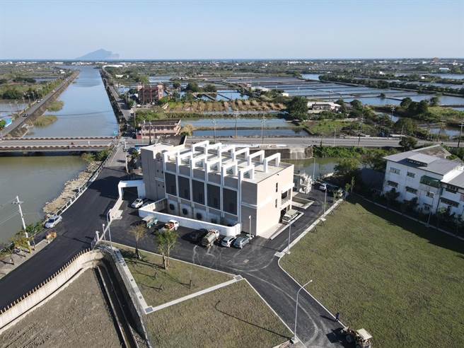 砂仔港2号抽水站2021年1月开工，翌年12月完工，今天启用。（宜兰县政府提供／李忠一宜兰传真）