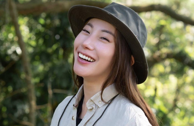 「登山女神」曾格尔。(图/曾格尔 Grace Tseng脸书)