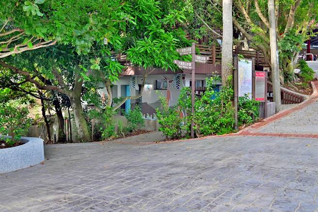 台中大坑风动石公园已增设30吨水箱，以解决公厕供水不及困扰。（台中市观旅局提供／陈淑娥台中传真）