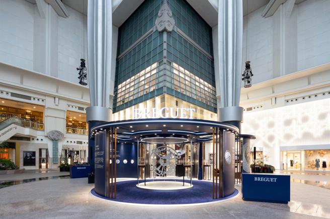 宝玑Art of Breguet限定店即起至23日于台北101四楼登场。（Breguet提供）