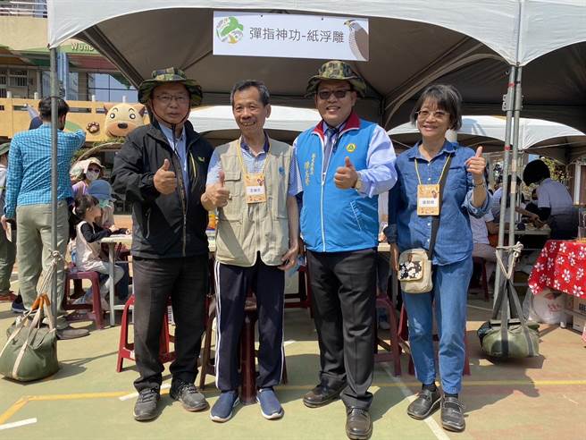 赏鹰活动从3月18日至4月5日登场，18日在文德国小举办南路鹰市集等生态保育推广活动。（参山处提供／杨静茹南投传真）