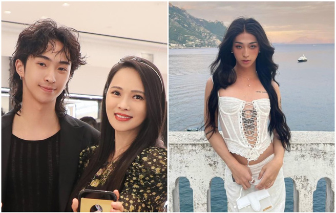 伊能靜的兒子庾恩利熱愛穿女裝。（圖／FB@伊能靜；IG@sprinkle_my_tinkle）