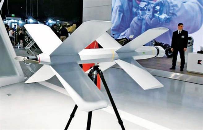 俄罗斯「柳叶刀」自杀无人机。（取自中国国防报）