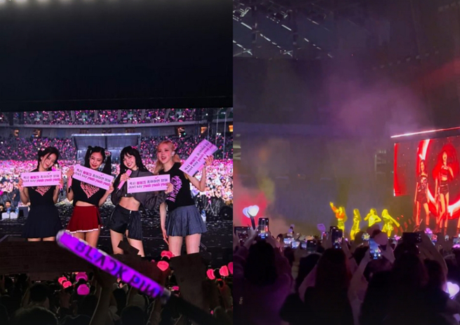 BLACKPINK世界巡迴演唱会高雄站今（18日）晚热情登场。（图／读者提供）