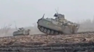 烏克蘭M113運兵車 在巴赫穆特發起失敗衝鋒
