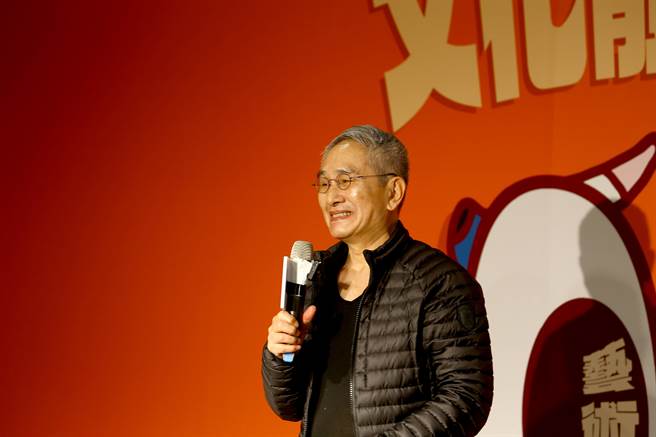 云门舞集创办人林怀民出席「看见艺术力-文化体验教育展」。（文化部提供）