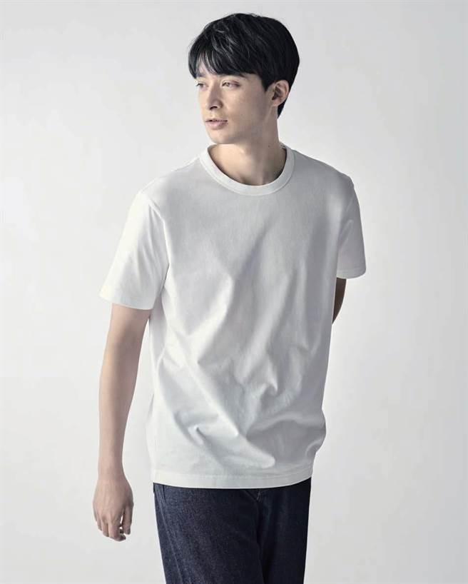 无印良品199元T恤主打环保且不失凉感机能性，预计夏季上市。（无印良品提供）