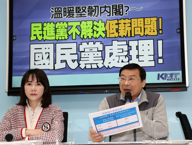 国民党痛批民进党不解决低薪问题，杨永明认为，产业改革、强壮体质才是务实守护国安。（中时资料照／刘宗龙摄）