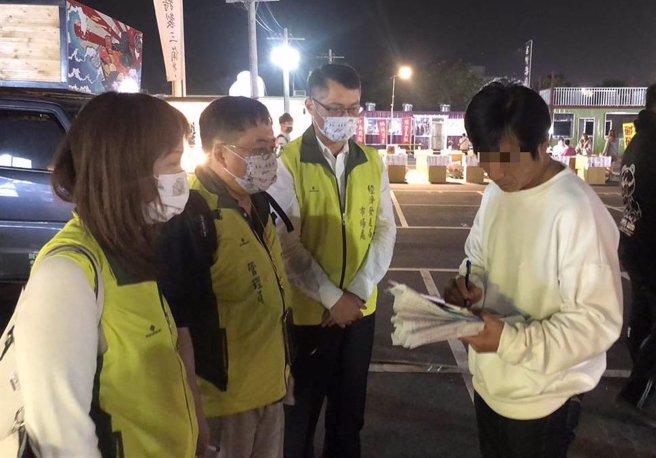 大益夜市进驻「台南信义区」，结果变相经营夜市，今年初曾遭市府开罚。（台南市经发局提供）