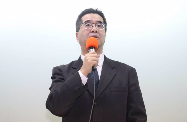 马英九基金会执行长萧旭岑（见图）20日召开记者会，说明马英九赴陆访问行程。（刘宗龙摄）