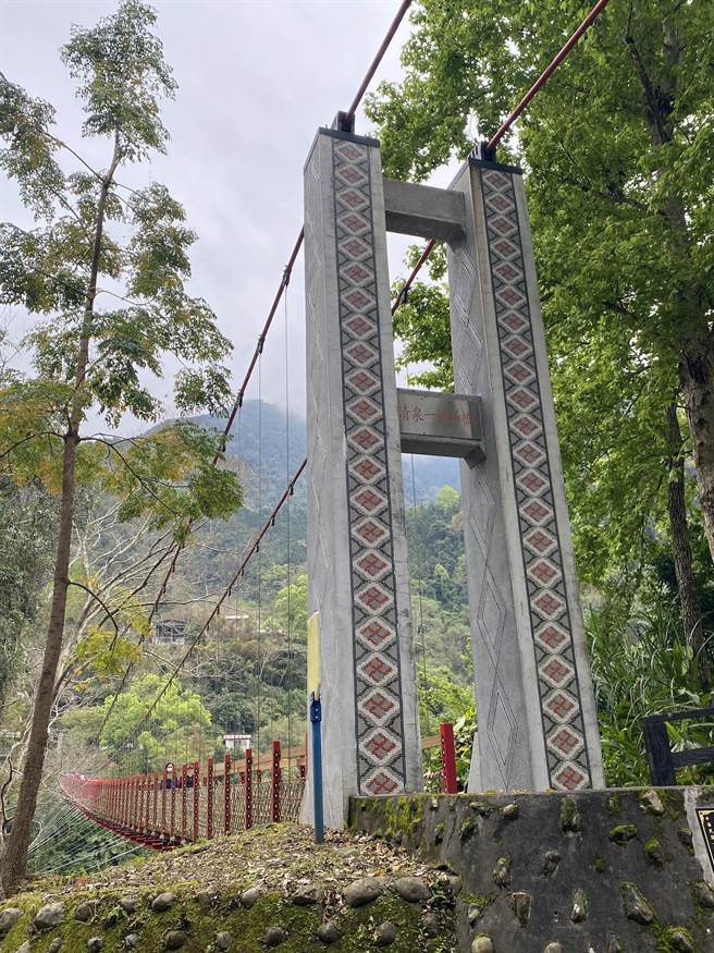 新竹三毛梦屋吊桥。（陈天慈提供）