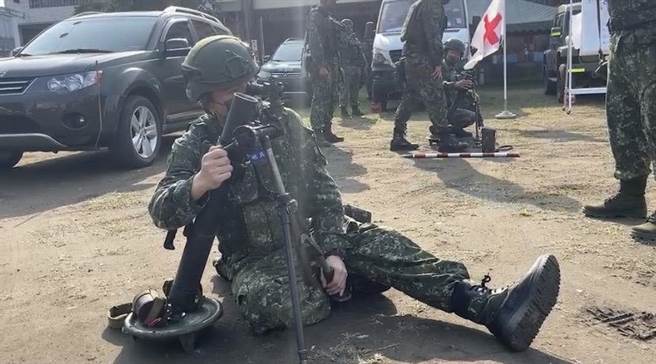 訓練目的主要提升國軍整體的後備戰力。（吳佩蓉攝）