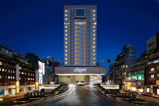 台北晶华酒店外观照。（晶华提供）