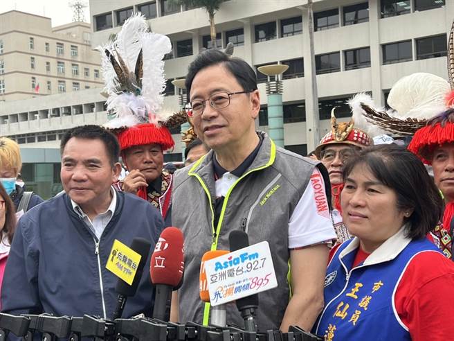 桃园市长张善政。(蔡依珍摄)