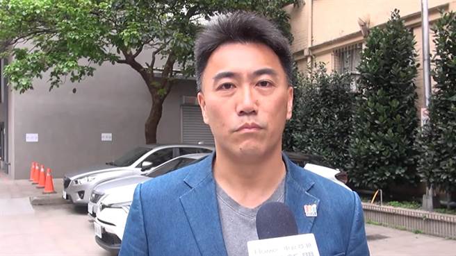 基隆市前副议长、现任市议员林沛祥质疑蔡适应以退为进，争取党中央徵召。（张志康摄）