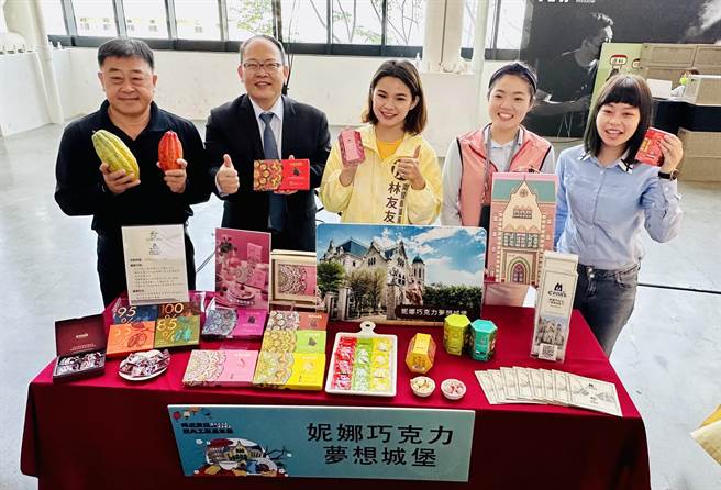 妮娜巧克力夢想城堡，參加國際巧克力競賽獲獎無數。（廖志晃攝）