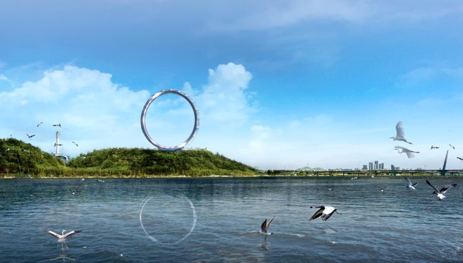 首尔环的概念图。(图/首尔市政府)