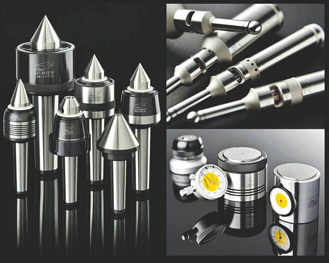 丽勋企业专业客制化不同系列迴转顶针多项产品及特殊顶针进军国际。图／丽勋企业提供