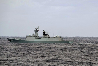 共艦似繞行日本西南群島 穿越台灣東部海域北上