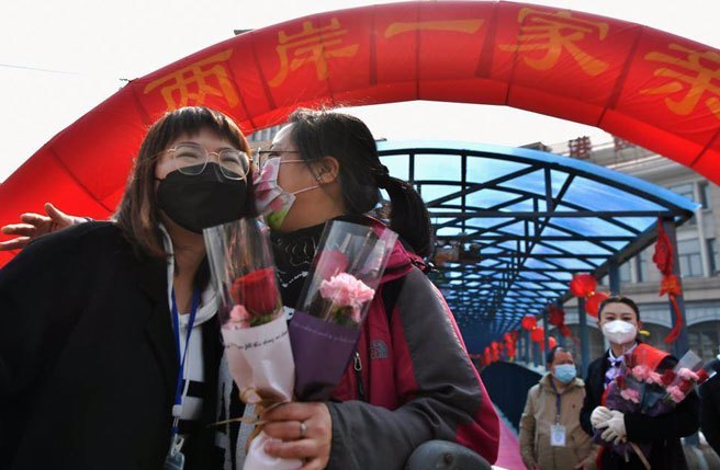 疫情后逐渐恢復常态的小三通。（资料照片/中新社）