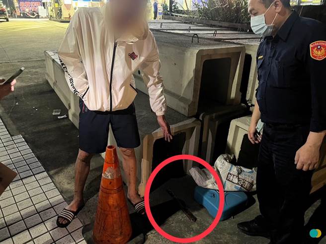 警方迅速逮捕砸毁槟榔摊的苏男。（警方提供）