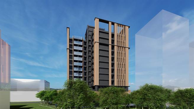 新北市土城区忠承路将兴建一栋地上12层楼、地下4层楼的大楼，该大楼是声宝集团与新北市府携手建立的「橘青春」银髮宅。（经发局提供）