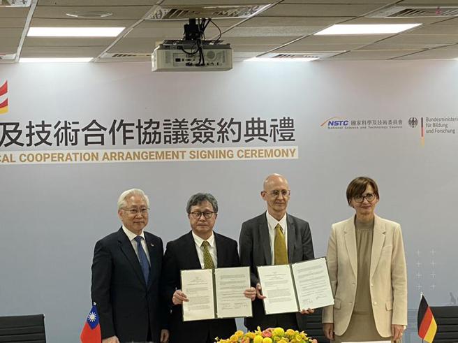 （台德签署科学及技术合作协议(STA)。图／邱琮皓摄）