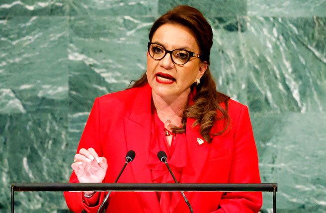 宏都拉斯总统卡蕬楚。(资料照片/美联社)