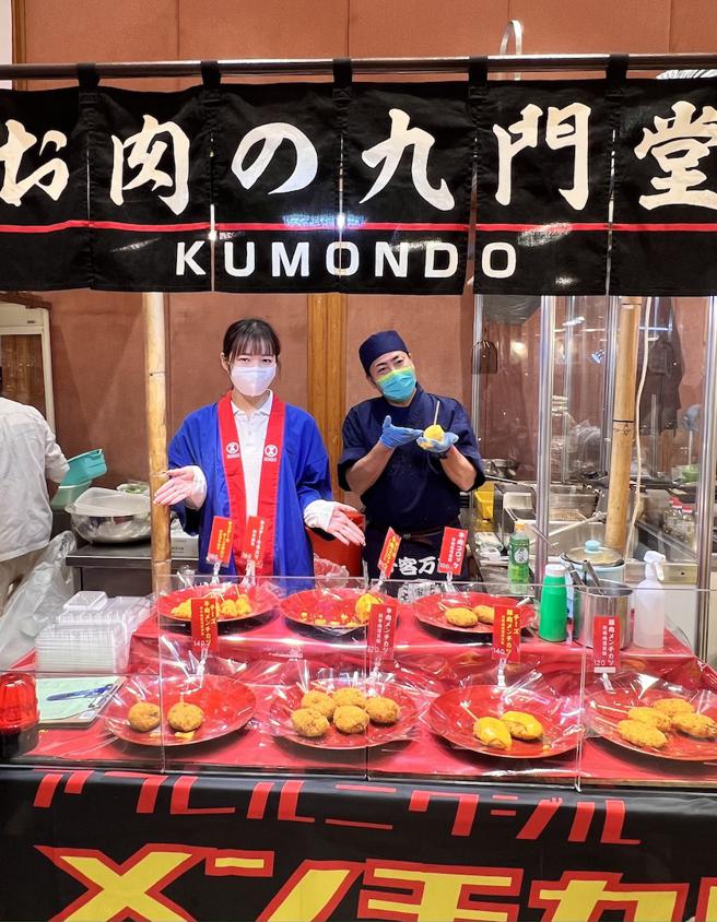 疫情解封，今年SOGO日本展不少特别来台的日本职人，带来飘香的美味实演。（吴奕萱摄）