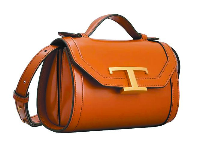 TOD’S T Timeless棕色圆筒包，5万6900元。（TOD’S提供）