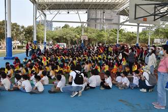 竹南義消宣導分隊小小消防營 8百多位幼兒園學童參加