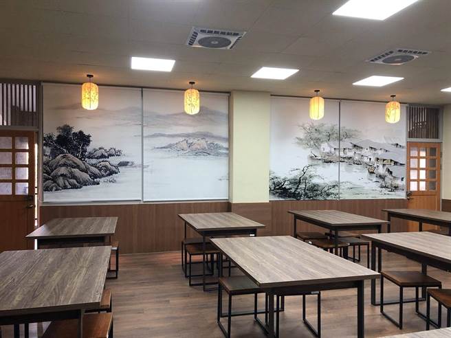 草屯商工「国文专科教室」。（教育部提供／林志成台北传真）