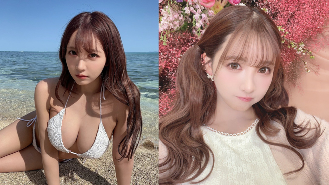 三上悠亚即将引退，过去与男星激吻的画面遭挖。（图／twitter@yua_mikami）