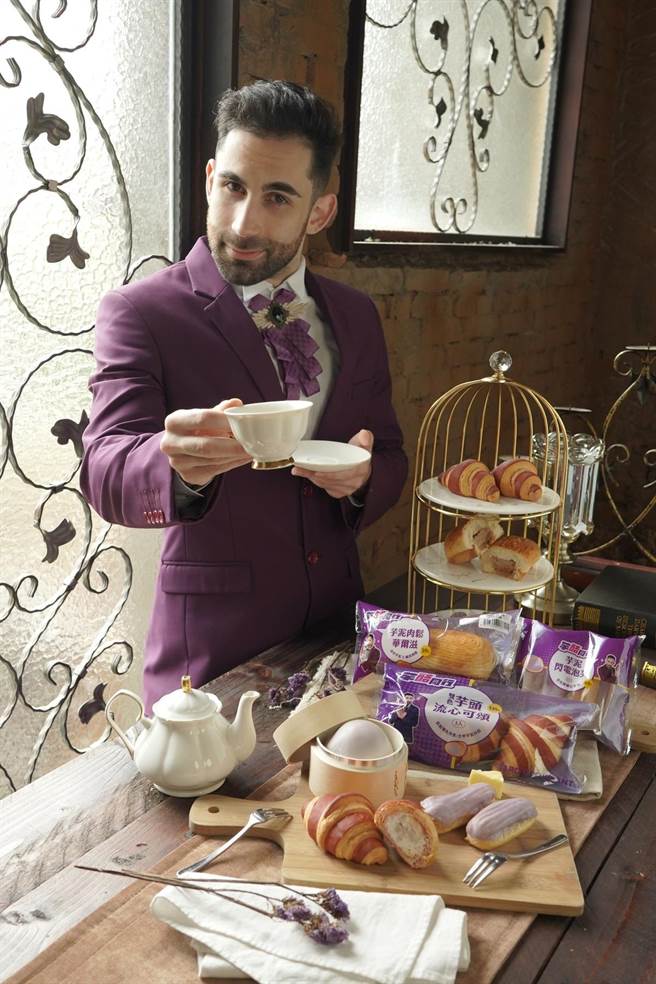 7-11携手百万订阅YouTuber「Ku's dream酷的梦」推一系列芋泥甜品。（7-11提供）