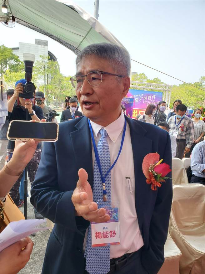 云科大校长杨能舒。（周丽兰摄）