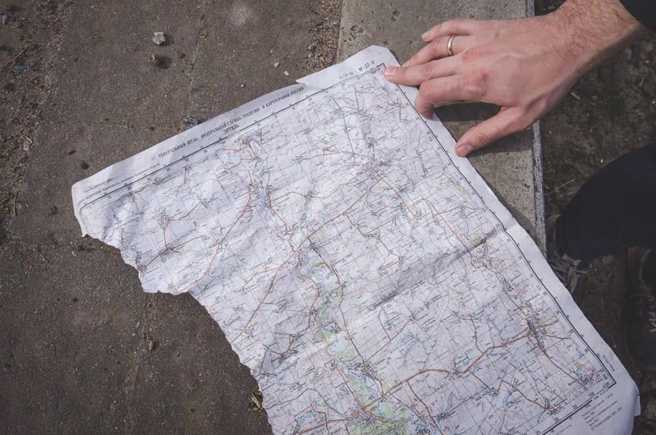 俄军的战场地图，仍是是1970年代的版本。(图/defence-blog) 