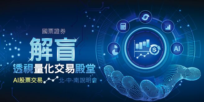 由国票证券主办「策略交易说明会」，于3月28日起陆续于北、中、南等地举行5场说明会，即日起开始接受线上报名。图／国票证券提供