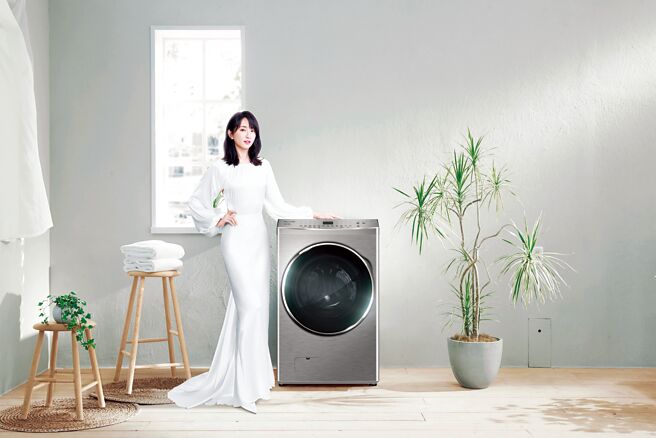 Panasonic全新滚筒洗衣机，小体积大容量，IoT智能洗衣机新登场。图／Panasonic提供