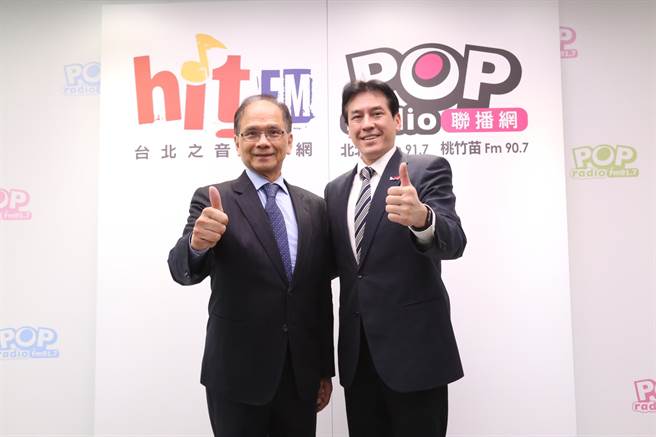 游锡堃在节目中坦言，这届做完就不会再选，也不会争取不分区立委连任，要让给年轻人做。（《POP撞新闻》提供）