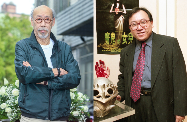 王晶（右）疑似回应冯淬帆。（图／中时资料照片）